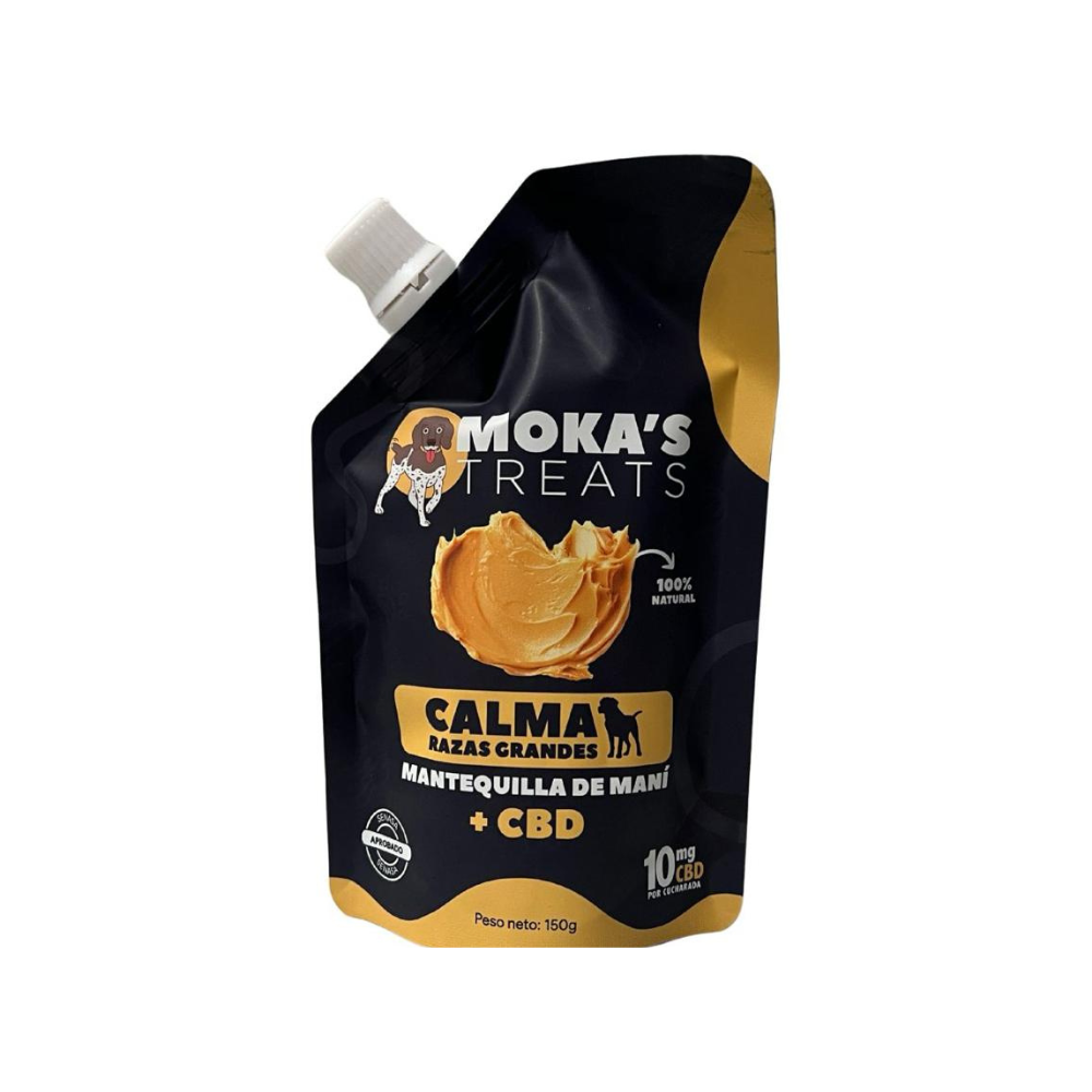 Mantequilla de maní + CBD - Razas grandes