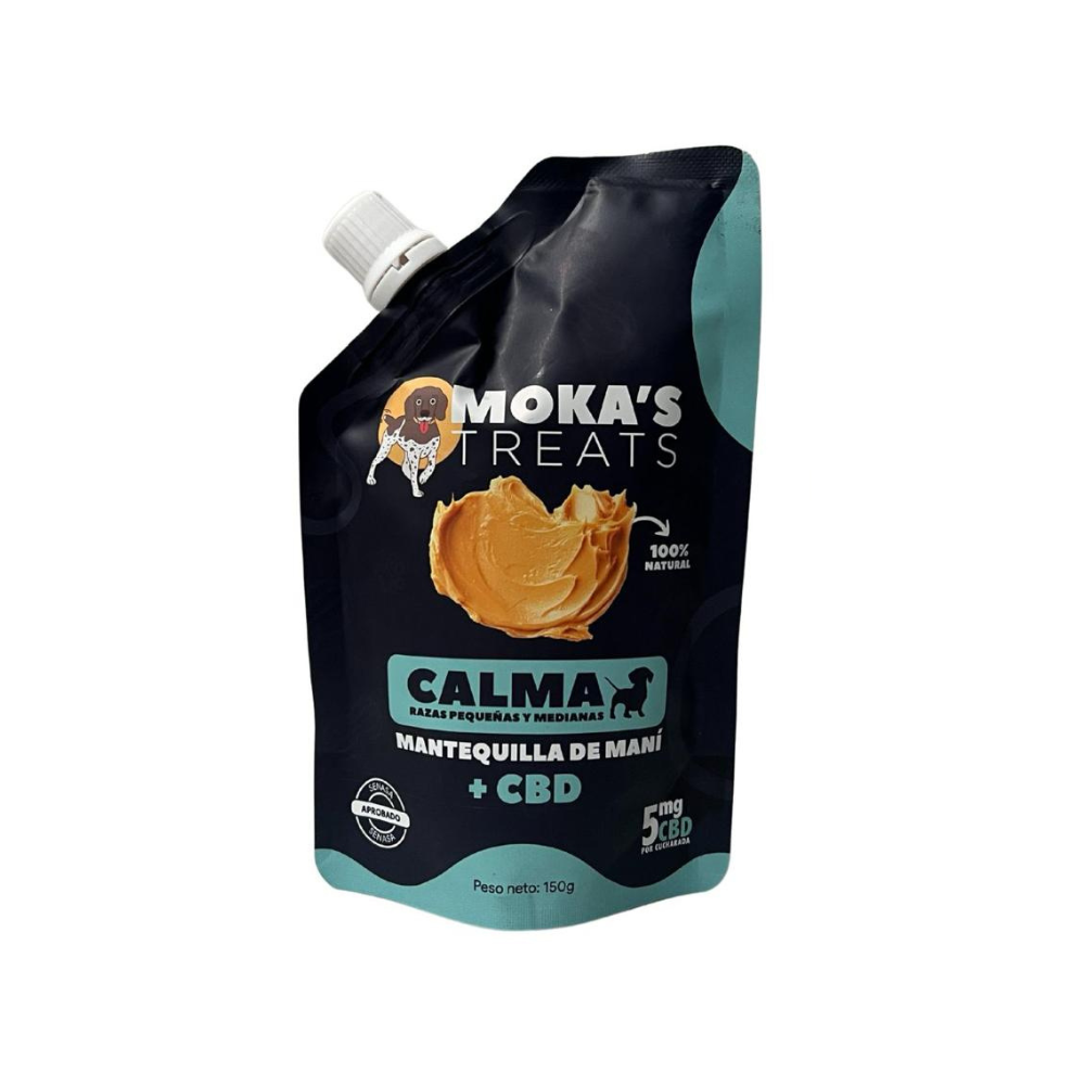 Mantequilla de maní + CBD - Razas pequeñas y medianas